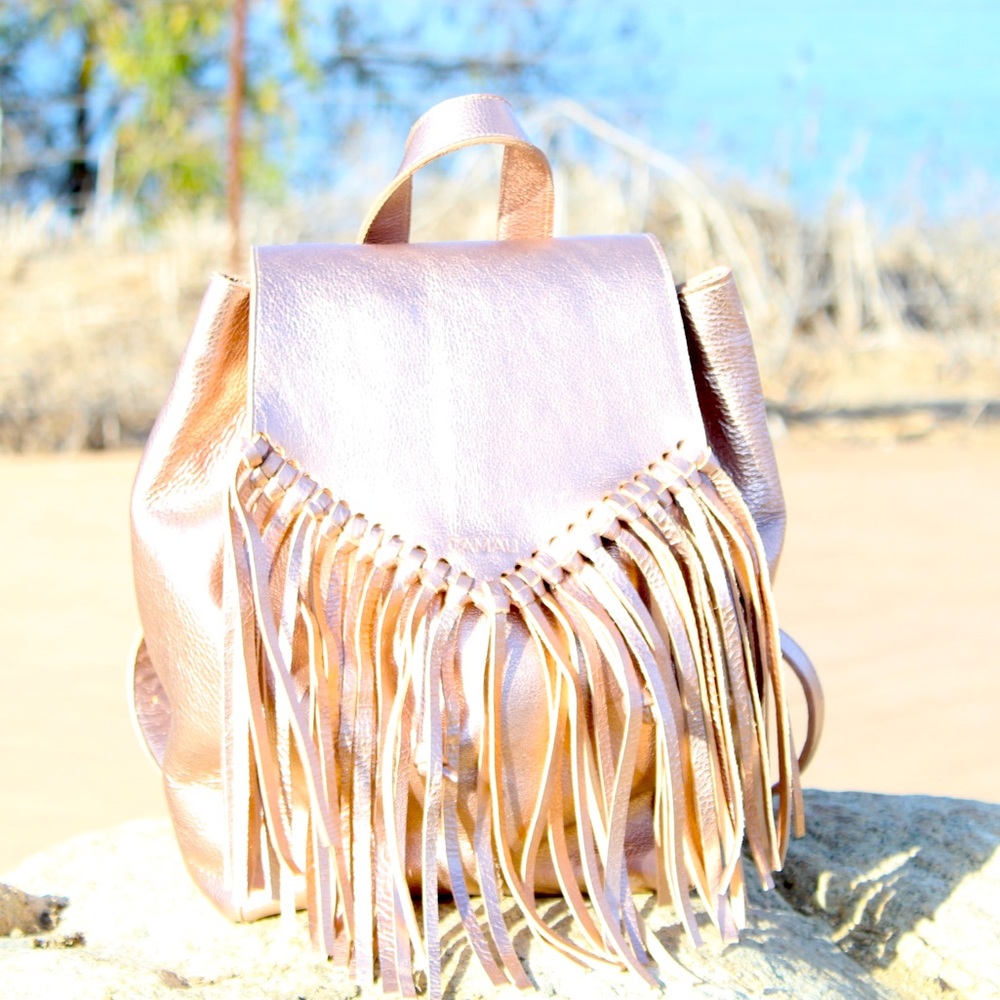 Fringe backpack